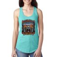 thumbnail image 1 of Wild Bobby, Main Street of America Route 66 Bike Motorcycle Cars and Trucks Ladies Racerback Tank Top, Tahiti Blue, X-Large, 1 of 3