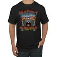 thumbnail image 1 of Wild Bobby, Main Street of America Route 66 Bike Motorcycle Cars and Trucks Men's Graphic T-Shirt, Black, Small, 1 of 3