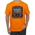 thumbnail image 1 of Wild Bobby, Main Street of America Route 66 Bike Motorcycle Cars and Trucks Men's Graphic T-Shirt, Orange, X-Large, 1 of 3