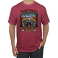thumbnail image 1 of Wild Bobby, Main Street of America Route 66 Bike Motorcycle Cars and Trucks Men's Graphic T-Shirt, Vintage Heather Red, X-Large, 1 of 3