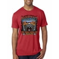 thumbnail image 1 of Wild Bobby, Main Street of America Route 66 Bike Motorcycle Cars and Trucks Mens Premium Tri Blend T-Shirt, Vintage Red, Medium, 1 of 3