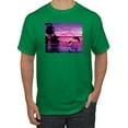 thumbnail image 1 of Wild Bobby, Majestic Dolphins Jumping During Sunset, Animal Lover, Men Graphic Tees, Kelly, Large, 1 of 3