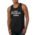 thumbnail image 1 of Wild Bobby Make Heaven Crowded Inspirational/Christian Men Graphic Tank Top, Black, Small, 1 of 5