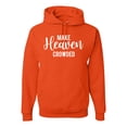 thumbnail image 1 of Wild Bobby Make Heaven Crowded Inspirational/Christian Unisex Graphic Hoodie Sweatshirt, Orange, X-Large, 1 of 5