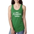 thumbnail image 1 of Wild Bobby Make Heaven Crowded Inspirational/Christian Women Racerback Tank Top, Kelly, Large, 1 of 5