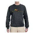 thumbnail image 1 of Wild Bobby, Make It My Mustang Vintage Ford Honeycomb, Cars and Trucks, Unisex Crewneck Graphic Sweatshirt, Heather Black, X-Large, 1 of 4