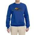 thumbnail image 1 of Wild Bobby, Make It My Mustang Vintage Ford Honeycomb, Cars and Trucks, Unisex Crewneck Graphic Sweatshirt, Royal, Medium, 1 of 4