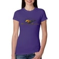 thumbnail image 1 of Wild Bobby, Make It My Mustang Vintage Ford Honeycomb, Cars and Trucks, Women Slim Fit Junior Tee, Purple Rush, Large, 1 of 4