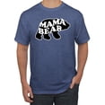 thumbnail image 1 of Wild Bobby, Mama Bear Animal Design, Animal Lover, Men Graphic Tee, Vintage Heather Blue, Medium, 1 of 4