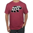 thumbnail image 1 of Wild Bobby, Mama Bear Animal Design, Animal Lover, Men Graphic Tee, Vintage Heather Red, 3X-Large, 1 of 4