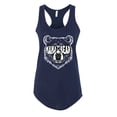 thumbnail image 1 of Wild Bobby Mama Bear Face Glasses Women Racerback Tank Top, 1 of 6