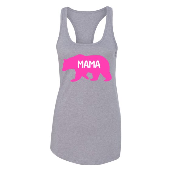 Wild Bobby Mama Bear Girl Mom Women Racerback Tank Top
