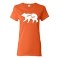 thumbnail image 1 of Wild Bobby, Mama Bear, Mother's Day, Women Graphic Tee, Orange, Medium, 1 of 4