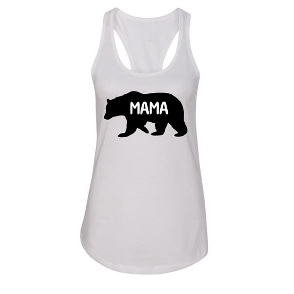 Wild Bobby Mama Bear Women Racerback Tank Top