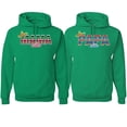thumbnail image 1 of Wild Bobby, Mama Cita Papa Cito Mexican Spanish Latino His/Her Couples/ Best Friends Matching Couples Hoodie, Kelly, Mens M-Womens M, 1 of 3