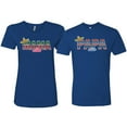 thumbnail image 1 of Wild Bobby, Mama Cita Papa Cito Mexican Spanish Latino His/Her Couples/ Best Friends Matching Couples Tee, Royal, Mens L-Womens 2XL, 1 of 2