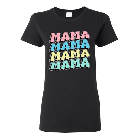Wild Bobby Mama Mama Mama Women Graphic Tee