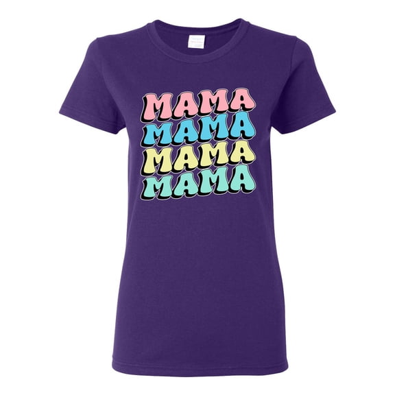 Wild Bobby Mama Mama Mama Women Graphic Tee