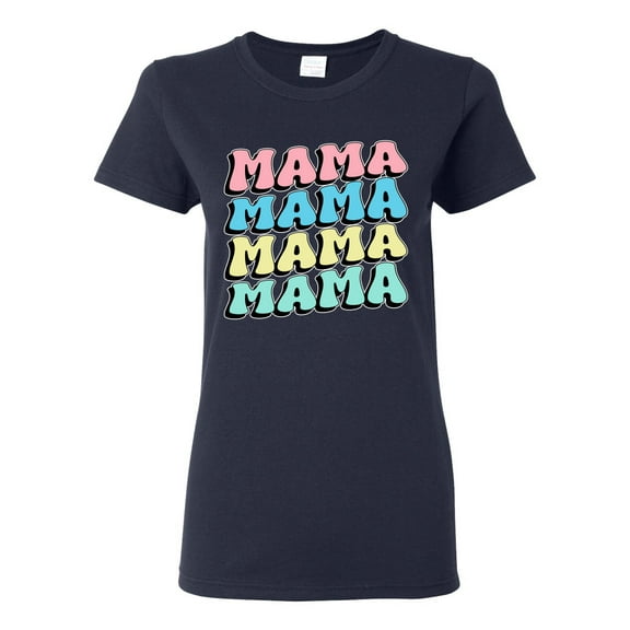 Wild Bobby Mama Mama Mama Women Graphic Tee