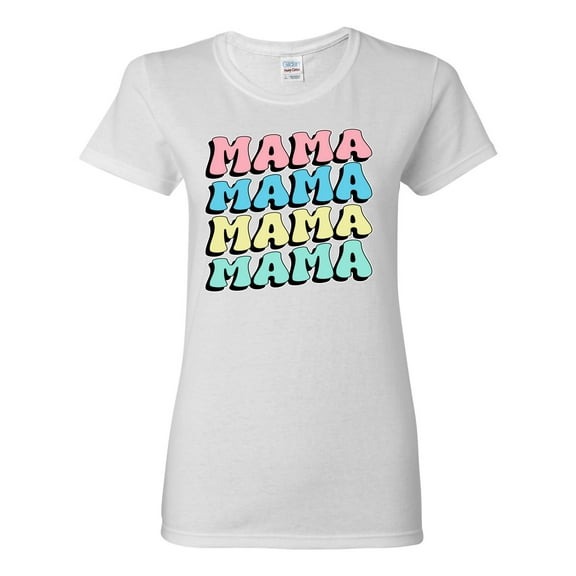 Wild Bobby Mama Mama Mama Women Graphic Tee