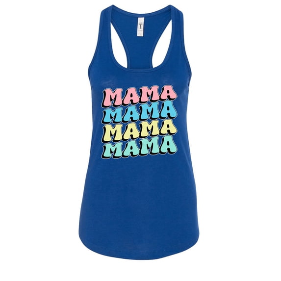 Wild Bobby Mama Mama Mama Women Racerback Tank Top