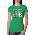 thumbnail image 1 of Wild Bobby Mama Mama Mama Women Slim Fit Junior Tee, 1 of 6