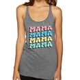 thumbnail image 1 of Wild Bobby Mama Mama Mama Women Tri-Blend Racerback Tank Top, 1 of 6
