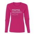 thumbnail image 1 of Wild Bobby Mama Mommy Mom Bruh Girl Mom Women Graphic Long Sleeve Tee, 1 of 6