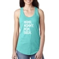 thumbnail image 1 of Wild Bobby, Mama. Mommy. Mom. Bruh. Mother's Day Ladies Racerback Tank Top, Tahiti Blue, Large, 1 of 6
