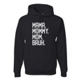thumbnail image 1 of Wild Bobby, Mama. Mommy. Mom. Bruh. Mother's Day Unisex Hoodie Sweatshirt, Black, Small, 1 of 6