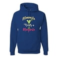 thumbnail image 1 of Wild Bobby, Mamacita Needs a Margarita Mother's Day Unisex Hoodie Sweatshirt, Royal, X-Large, 1 of 6