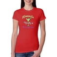 thumbnail image 1 of Wild Bobby, Mamacita Needs a Margarita Mother's Day Womens Slim Fit Junior Tee, Red, Small, 1 of 6