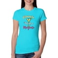 thumbnail image 1 of Wild Bobby, Mamacita Needs a Margarita Mother's Day Womens Slim Fit Junior Tee, Tahiti Blue, Large, 1 of 6