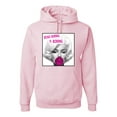 thumbnail image 1 of Wild Bobby, Marilyn Monroe Being Normal is Boring | Mens Famous People Hooded Sweatshirt Graphic Hoodie, Light Pink, X-Large, 1 of 4