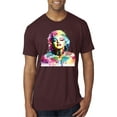thumbnail image 1 of Wild Bobby Marilyn Monroe Multicolor Pop Art Pop Culture Men Premium Tri Blend Tee, Cardinal, Small, 1 of 1
