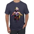 thumbnail image 1 of Wild Bobby Marilyn Monroe Watercolor Love Pop Culture Men Graphic Tee, Vintage Heather Navy, X-Large, 1 of 5