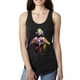 thumbnail image 1 of Wild Bobby Marilyn Monroe Watercolor Love Pop Culture Women Racerback Tank Top, Black, Small, 1 of 5