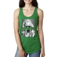 thumbnail image 1 of Wild Bobby, Marilyn Savage Bandana, Streetwear, Ladies Racerback Tank Top, Kelly, Large, 1 of 4