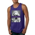 thumbnail image 1 of Wild Bobby, Marilyn Savage Bandana, Streetwear, Men Graphic Tank Top, Purple, 3X-Large, 1 of 4