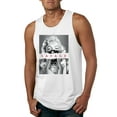 thumbnail image 1 of Wild Bobby, Marilyn Savage Bandana, Streetwear, Men Graphic Tank Top, White, X-Large, 1 of 4