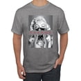 thumbnail image 1 of Wild Bobby, Marilyn Savage Bandana, Streetwear, Men Graphic Tee, Heather Grey, 5X-Large, 1 of 4