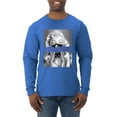 thumbnail image 1 of Wild Bobby, Marilyn Savage Bandana, Streetwear, Men Long Sleeve Shirt, Royal, XX-Large, 1 of 4