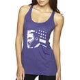 thumbnail image 1 of Wild Bobby, Martin Luther King Jr Classic MLK Black History Flag, Black Pride, Women Tri-Blend Racerback Tank Top, Purple Rush, Large, 1 of 4