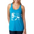 thumbnail image 1 of Wild Bobby, Martin Luther King Jr Classic MLK Black History Flag, Black Pride, Women Tri-Blend Racerback Tank Top, Vintage Turquoise, Small, 1 of 4