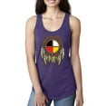 thumbnail image 1 of Wild Bobby, Medicine Wheel Dreamcatcher Native American Pop Culture Ladies Racerback Tank Top, Purple Rush, Medium, 1 of 3