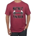 thumbnail image 1 of Wild Bobby, Meet Me at The Bar, Gym/Workout, Men Graphic Tee, Vintage Heather Red, 4X-Large, 1 of 4