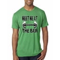 thumbnail image 1 of Wild Bobby, Meet Me at The Bar, Gym/Workout, Men Premium Tri Blend Tee, Envy, Small, 1 of 4