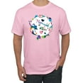 thumbnail image 1 of Wild Bobby, Mermaid Vibes Colorful Swimming Mermaids, Streetwear, Men's Graphic Tees, Light Pink, 3XL, 1 of 3