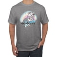 thumbnail image 1 of Wild Bobby, Mermazing Mermicorn Cute Gift Women Girls, Streetwear, Men's Graphic Tees, Heather Grey, 2XL, 1 of 3