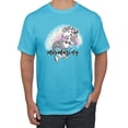 thumbnail image 1 of Wild Bobby, Mermazing Mermicorn Cute Gift Women Girls, Streetwear, Men's Graphic Tees, Light Turquoise, Large, 1 of 3